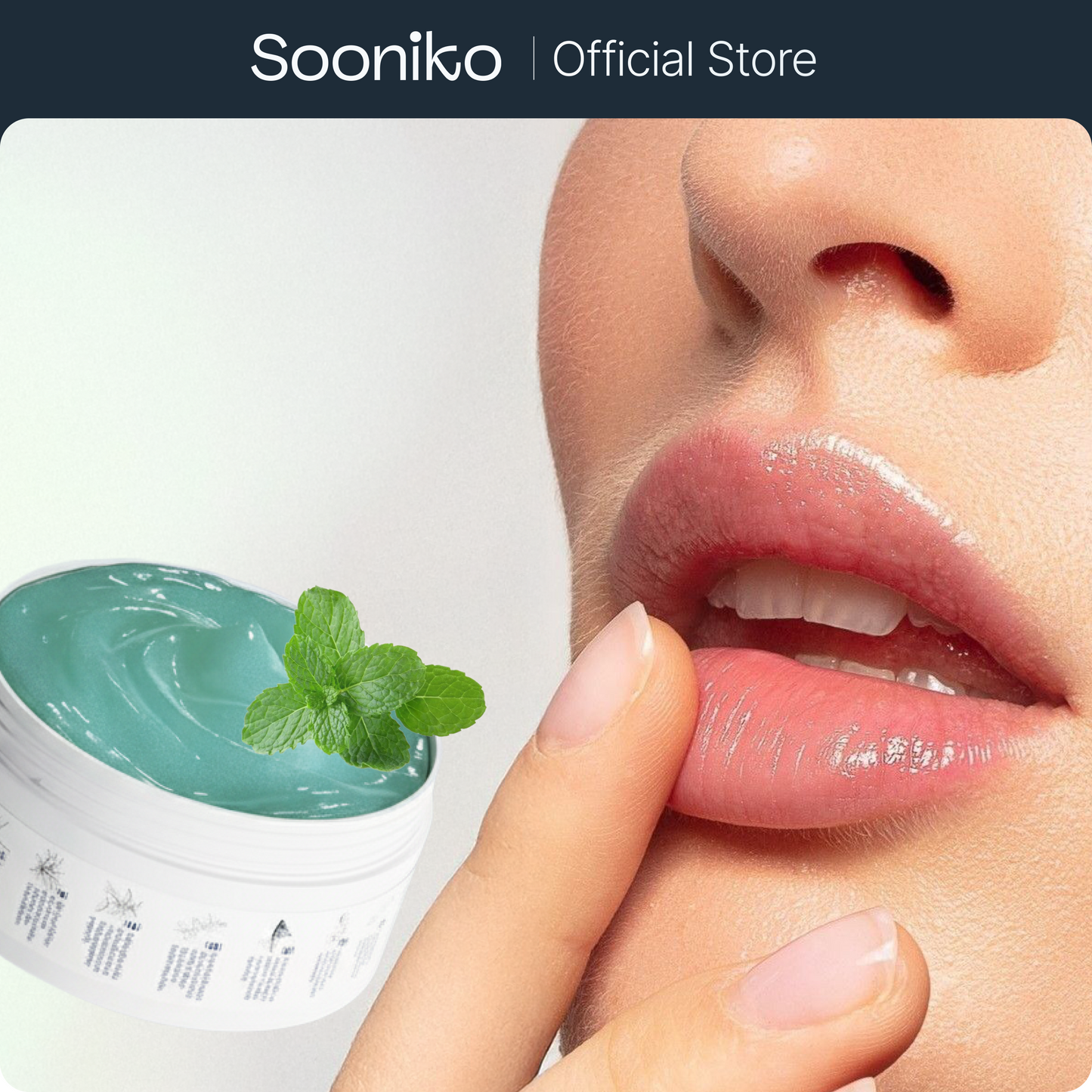 Mint Refresh Lip Polish Duo — PDRN Repair Scrub & Peeling Glove for Flaky, Chapped Lips