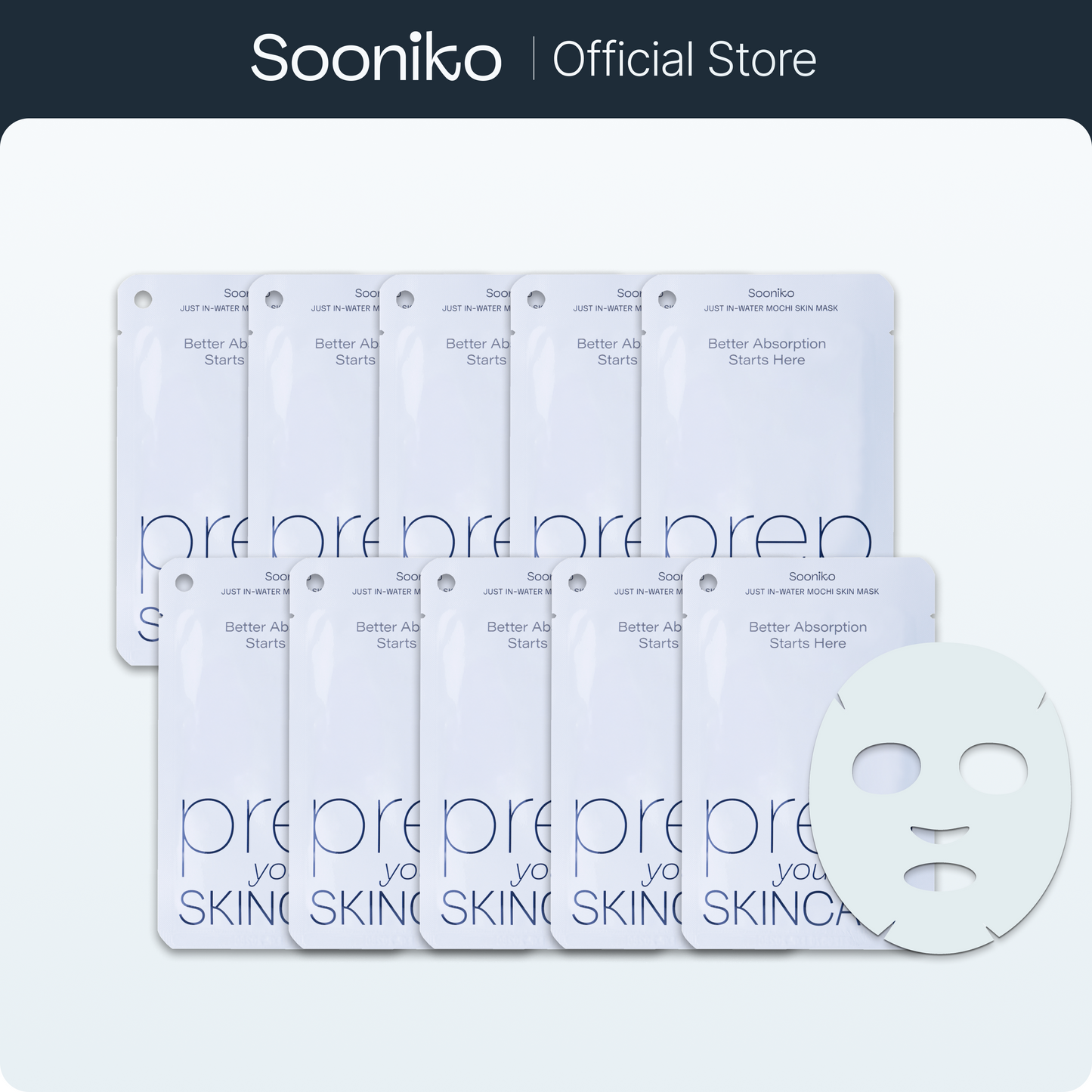 Hydrating Rebalance Prep Mask | 1 Count (Pack of 10)